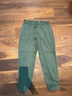 Banana Republic Olive Green Elastic Waist Joggers
